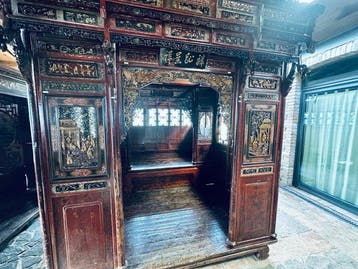 Hemelbed - Hout - China - Qing Dynastie (1644-1911)