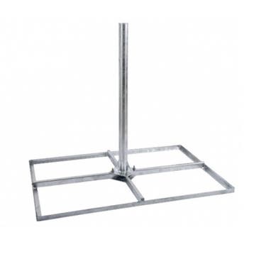 Tegelvoet 4 x 40 x 60 inclusief buis 1 meter x 60mm, Ophalen of Verzenden, Nieuw