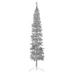 vidaXL Kunstkerstboom half met standaard smal 240 cm, Diversen, Kerst, Verzenden, Nieuw