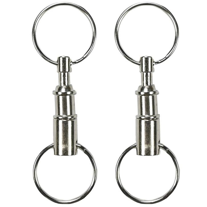 Benson Opsplitsbare metalen sleutelhanger - set van 2 - d..., Verzamelen, Sleutelhangers, Nieuw, Ophalen of Verzenden