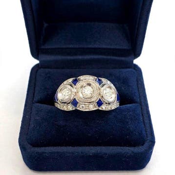 Ring Platina - 0.80ct. tw. Diamant (Natuurlijk) - Diamant, Nieuw