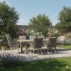 Tivoli Ravello dining tuinset 250x100xH76 cm 7 delig rope, Tuin en Terras, Ophalen of Verzenden, Nieuw