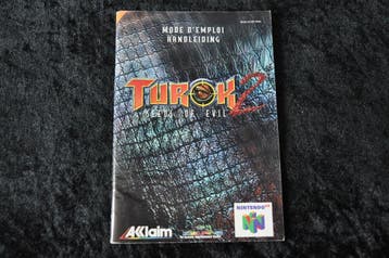 Turok 2 Seeds Of Evil Nintendo 64 N64 Manual, Verzenden, Nieuw