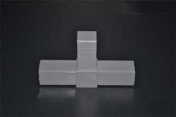 Hoekstuk t-splitsing 20mm grijs, Ophalen of Verzenden, Nieuw