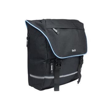 Beck Enkele Sportieve Fietstas SPRTV Shopper Zwart/Blauw, Verzenden, Nieuw