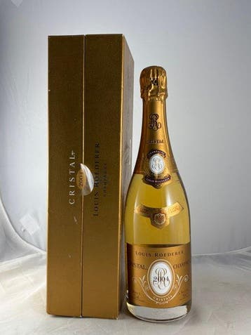 2004 Louis Roederer, Cristal - Champagne Brut - 1 Fles (0,75, Nieuw