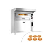 GGM Gastro | Gas pizzaoven - (chamottebodem) - 6x Ø33cm - |, Verzenden