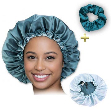 Haar Bonnet van Satijn - Satijnen Slaapmuts / Satin hair bon, Ophalen of Verzenden, Nieuw