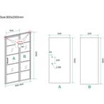 Wiesbaden Horizon Nisdeur Met Vast Deel En Raster -, Doe-het-zelf en Verbouw, Ophalen of Verzenden, Nieuw, Glas