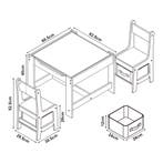 [en.casa] Kindertafel Irixoa met 2 stoelen meerkleurig, Verzenden, Nieuw