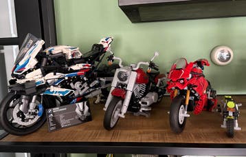 LEGO Technic BMW M 1000 RR Motor 42130, Zo goed als nieuw, Complete set, Lego, Technic