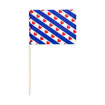 Zwaaivlaggetjes Friesland (10st), Ophalen of Verzenden, Nieuw