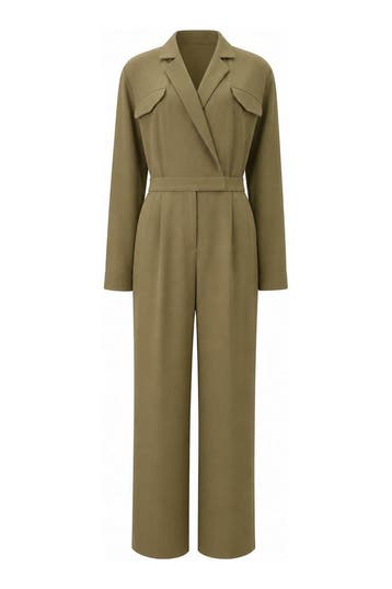 AAIKO Jumpsuit in maat M Groen, AAIKO, Verzenden, Zo goed als nieuw, Groen