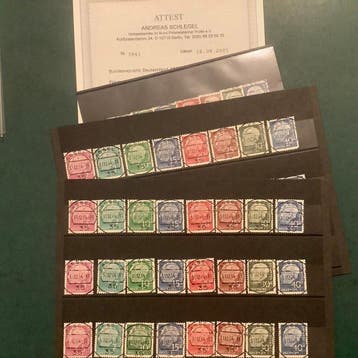Duitsland, Bondsrepubliek 1960 - Heuss Lumogen : 8 reeksen, Gestempeld