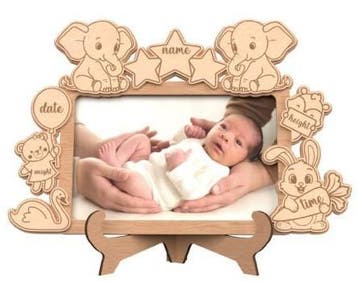 Geboorte (foto) borden, Kinderen en Baby's, Kraamcadeaus en Geboorteborden, Nieuw, Kraamcadeau