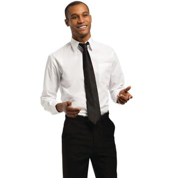 Horecaoverhemd | UNIFORM WORKS | Polyester/Katoen | Wit |, Verzenden, Nieuw in verpakking