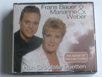 Frans Bauer & Marianne Weber - Hun Grootste Duetten (2 CD), Ophalen of Verzenden, Zo goed als nieuw
