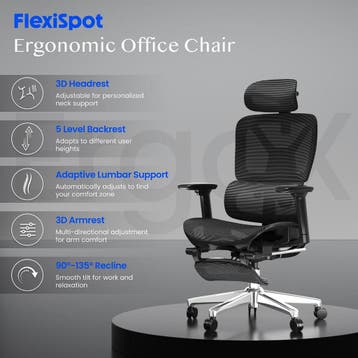 Ergonomische Bureaustoel -  Office Chair - Gamestoel - Volwa, Verzenden, Zo goed als nieuw