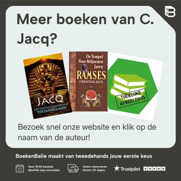 Nefer de Zwijgzame / De lichtsteen / 1 - C. Jacq, Verzenden, Zo goed als nieuw, C. Jacq