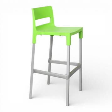 Scab Design Divo 75 barkruk, groen-alu, Huis en Inrichting, Ophalen of Verzenden, Gebruikt, Overige kleuren