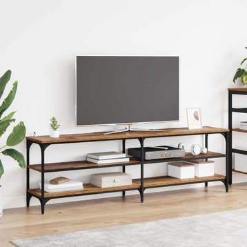 vidaXL TV-kast Oud Hout 160 x 30 x 50 cm Gemonteerd hout en, Minder dan 50 cm, Verzenden, Nieuw, Minder dan 100 cm