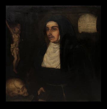 École de Majorque (XIX) - Portrait de Soeur Magdalena Pujol