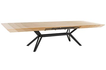 GIANT eettafel 200-320 cm, uitschuifbaar, natuurlijke, Huis en Inrichting, Ophalen of Verzenden, Nieuw