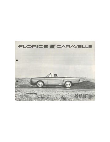 1963 RENAULT FLORIDE S | CARAVELLE BROCHURE NEDERLANDS, Nieuw, Renault, Author
