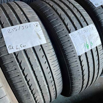2 x Toyo Proxes 215-50-18 Zomerbanden 6,5mm, Auto-onderdelen, 18 inch, Ophalen of Verzenden, Band(en), Personenwagen
