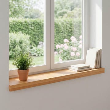 vidaXL Raamkozijnen 2 st Licht Bruin 90 x 20 x 2 cm Massief, Verzenden, Nieuw