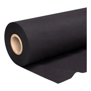 FORTEX Deco-Flanel op rol 60m x 130cm zwart, Verzenden, Nieuw