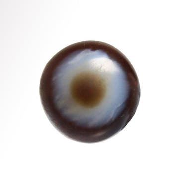 Oostelijke Middellandse Zee agaat Kleine oog-inleg amulet, Sieraden, Tassen en Uiterlijk, Antieke sieraden