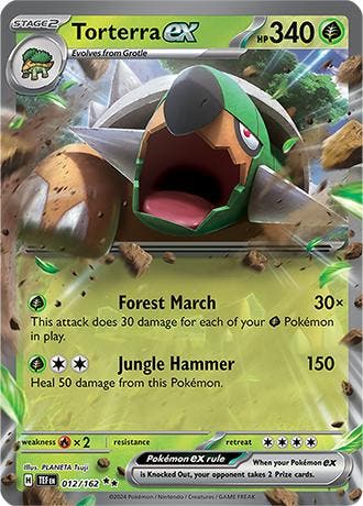 Torterra ex 012/162 Temporal forces, Ophalen of Verzenden, Nieuw, Losse kaart, Foil