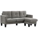 Hoekbank, Hoekbank Met Omkeerbare Chaise Longue, L-vormige B, Huis en Inrichting, Woonaccessoires | Kussens, Verzenden, Nieuw