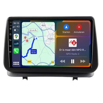 Renault Clio 3 Navigatie Radio Apple Carplay en Android Auto, Ophalen of Verzenden, Nieuw