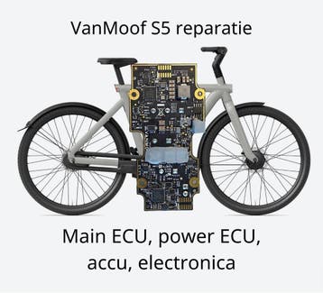 VanMoof S5 ECU, accu en electronica reparatie, Nieuw