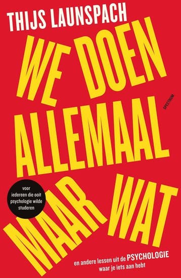9789000387182 We doen allemaal maar wat | Tweedehands, Verzenden, Zo goed als nieuw, Thijs Launspach