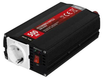 Omvormer Vrachtwagen - 24 Volt naar 230 Volt - 500 Watt - Zw, Ophalen of Verzenden, Nieuw