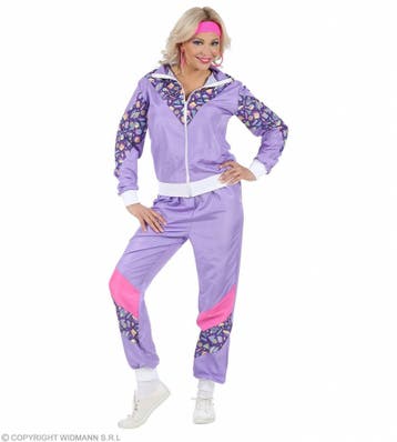Trainingspak Paars Dames, Kleding | Dames, Carnavalskleding en Feestkleding, Ophalen of Verzenden, Nieuw