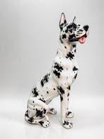 Figuur - Groot XL keramieken beeld van een Deense Dog
