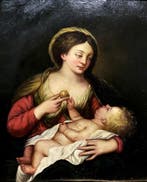 École européene (c. 1900) - La Madonna de la Pomme dOr