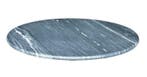 Franse bistrotafel marmer blad gietijzer onderstel 60 cm, Overige materialen, 50 tot 100 cm, Rond, Nieuw