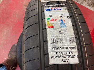 2x 235/55R18 Goodyear Nieuw, 18 inch, Nieuw, Ophalen of Verzenden, 235 mm