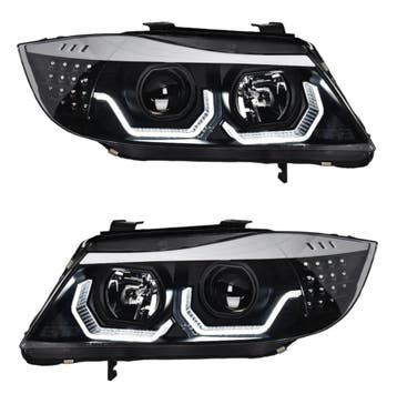 3D LED Angel Eyes Koplampen BMW 3 Serie E90 E91 05-08 B9765, Nieuw, BMW
