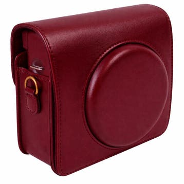 Case voor Instax SQUARE SQ6 - Donker Rood, Verzenden, Zo goed als nieuw