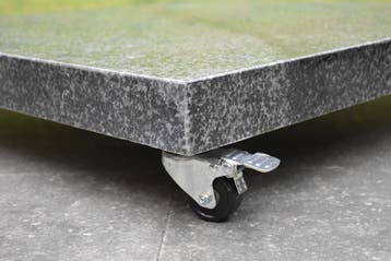 AVH Parasolvoet 90 kg met 4 wielen graniet, Ophalen of Verzenden, Nieuw