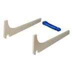 ProPlus Drooglijnhouder voor caravans - 3-delig - hout -..., Ophalen of Verzenden, Nieuw