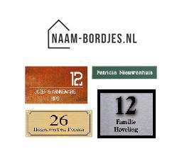 naam-bordjes.nl de naamborden site van nederland, Verzenden, Nieuw, Meerkleurig, Overige materialen