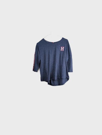 Tommy Hilfiger Longsleeves Heren maat M Blauw Vintage, Ophalen of Verzenden, Nieuw