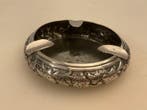 Asbak - Middle Eastern Sterling Silver Hand Chased Ashtray